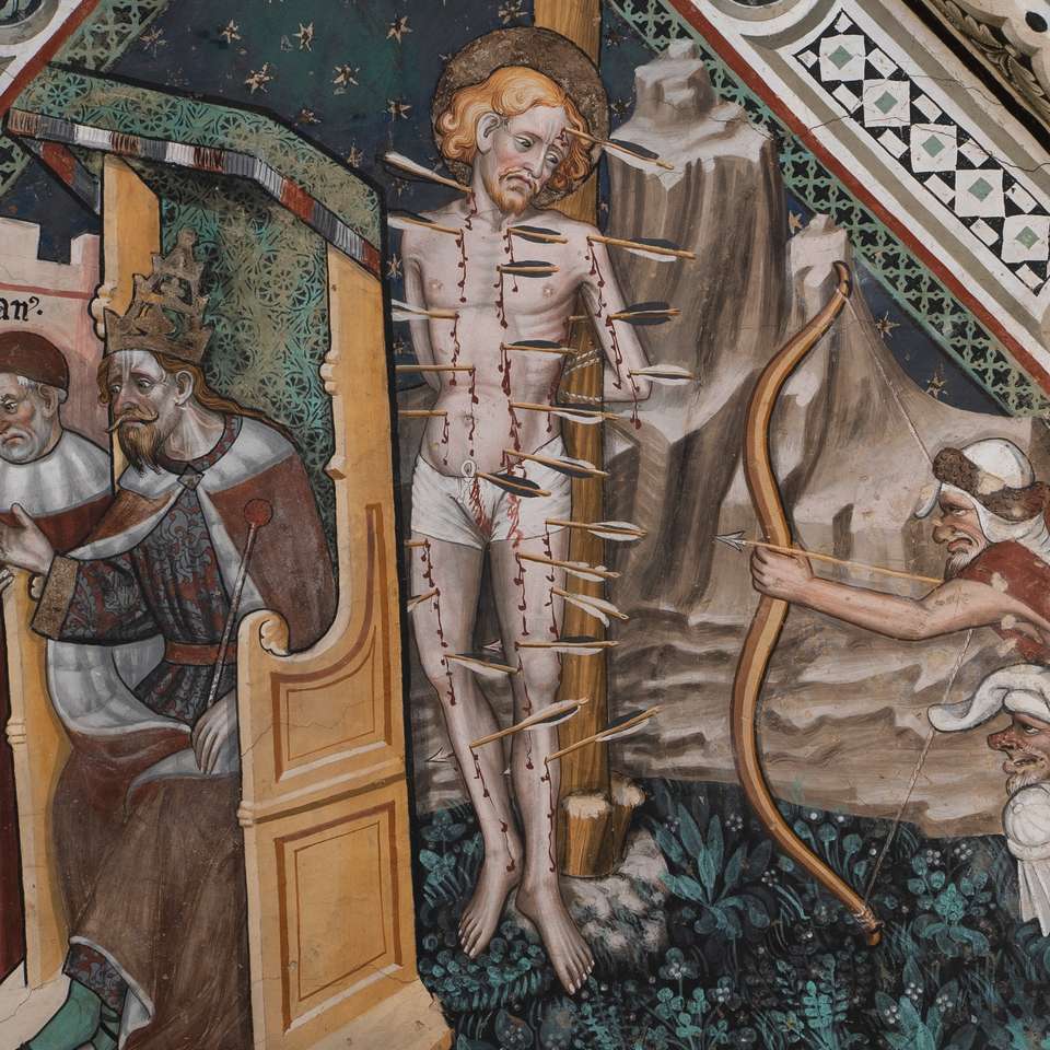San Sebastiano dipinto