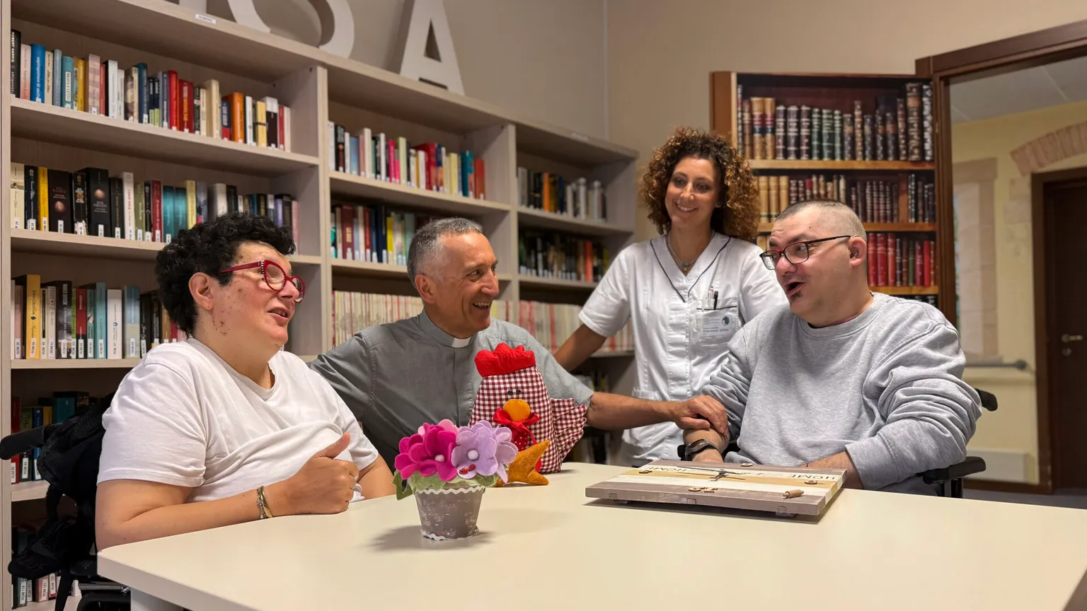 Don Andrea Gaino in una Rsa